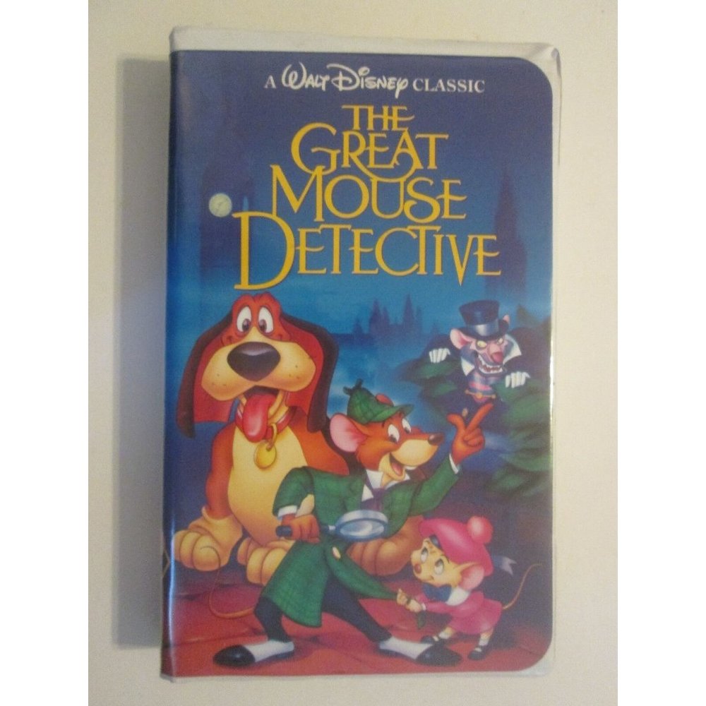 Disney The Great Mouse Detective VHS - Blue and Green